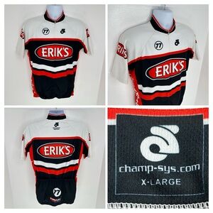 Erik's Bike Shop Cycling Jersey Bike Biking Mens Size XL Champion Systems